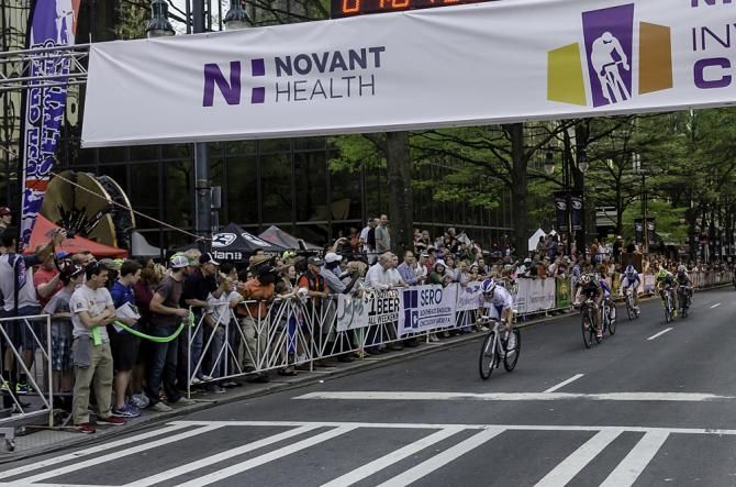 UnitedHealthcare's Hanna Barnes wins the 11th annual Novant Health Invitational Criterium.
