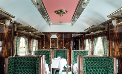 Pullman Dining by Wes Anderson, from Belmond