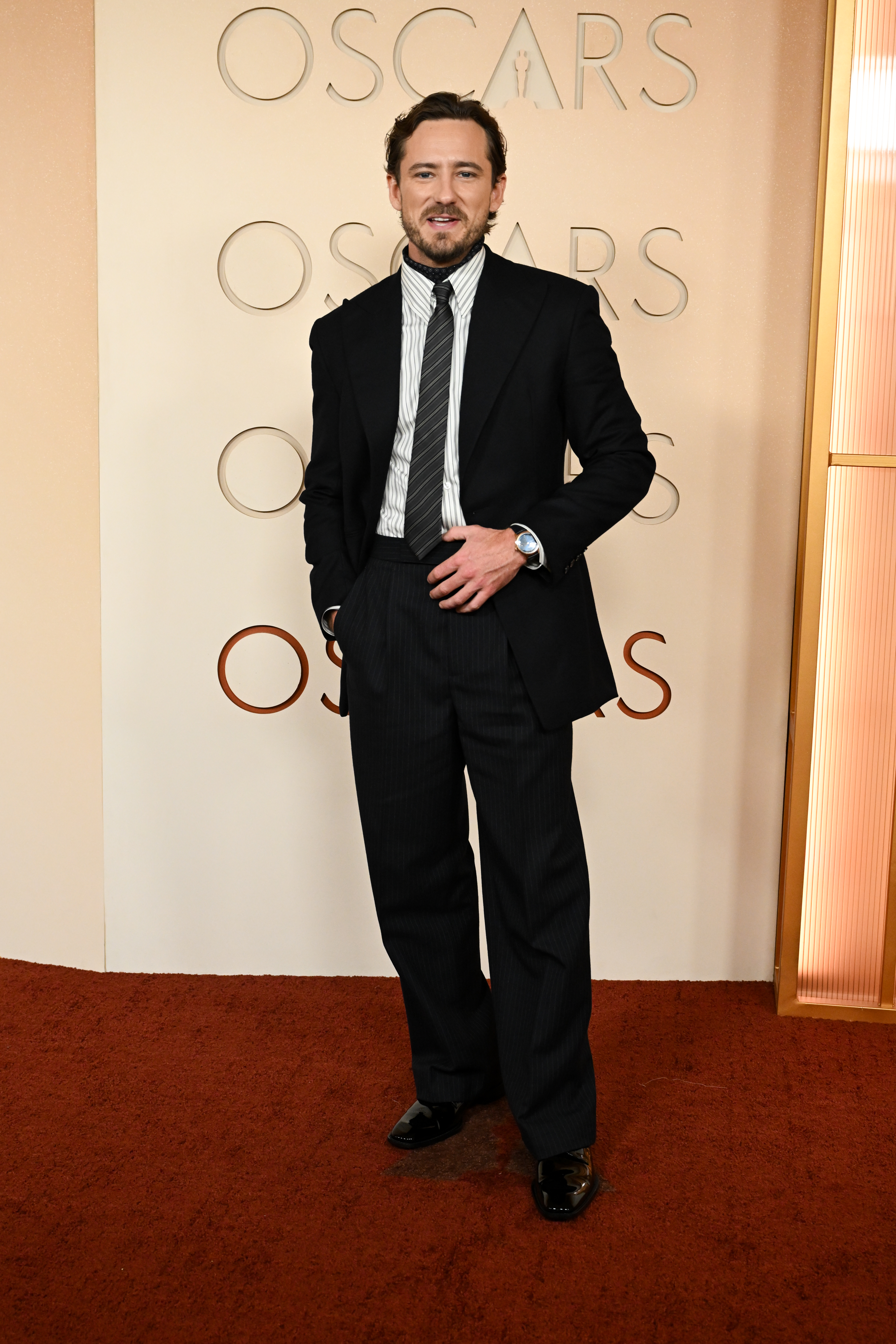 Lewis Pullman at the 98th Annual Oscars held at Dolby Theatre on March 15, 2026 in Hollywood, California. (Photo by Gilbert Flores/Penske Media via Getty Images)