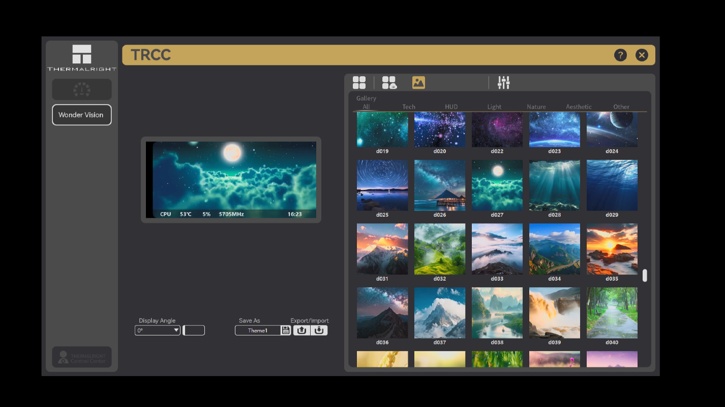 ثيرمالرايت ووندر فيجن 360 UB ARGB أسود