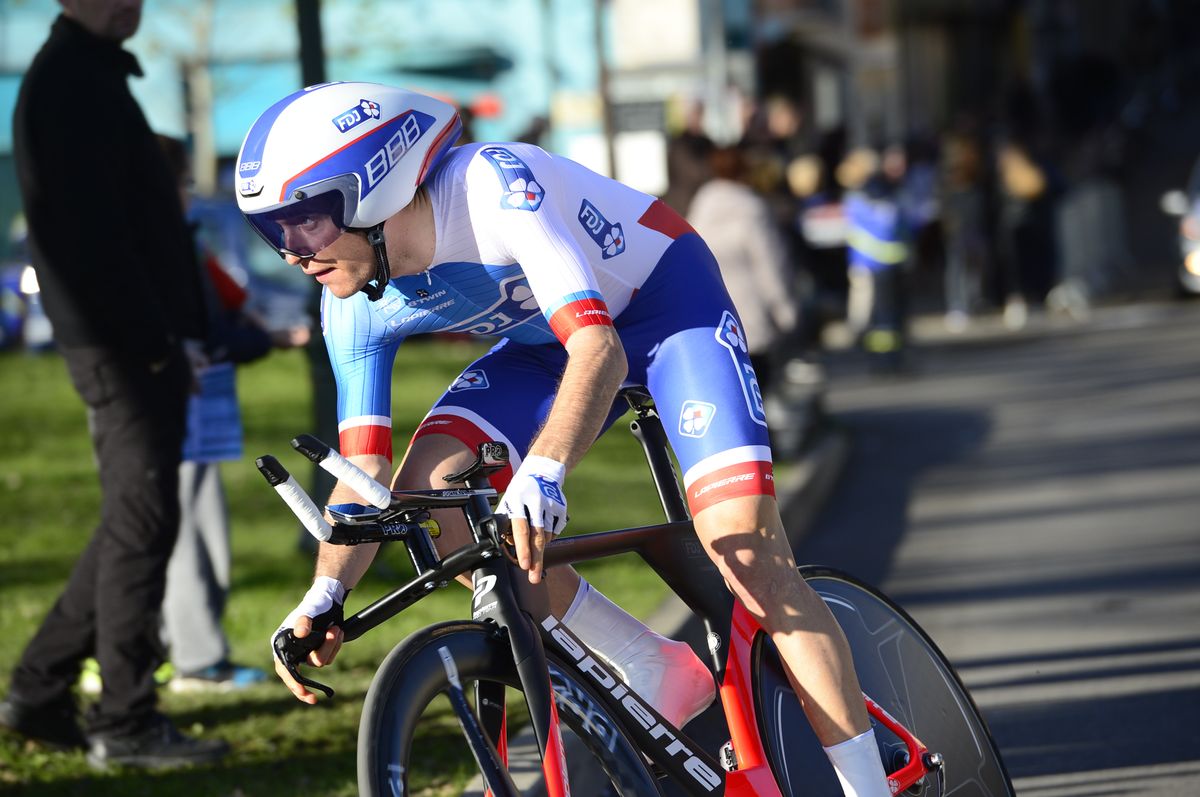 The Lapierre Aerostorm DRS in action at the Etoile des Besseges