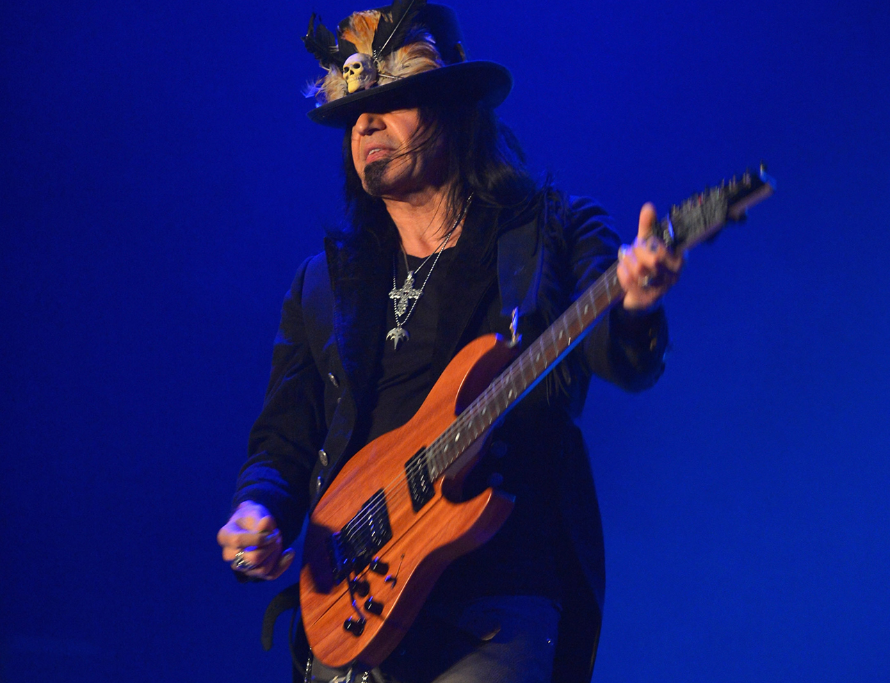 Robert Sarzo performs at the Vegas Rocks! Magazine Music Awards 2013 at the Joint inside the Hard Rock Hotel &amp;amp; Casino in Las Vegas, Nevada.