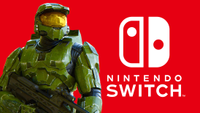 Master Chief next to the Switch logo