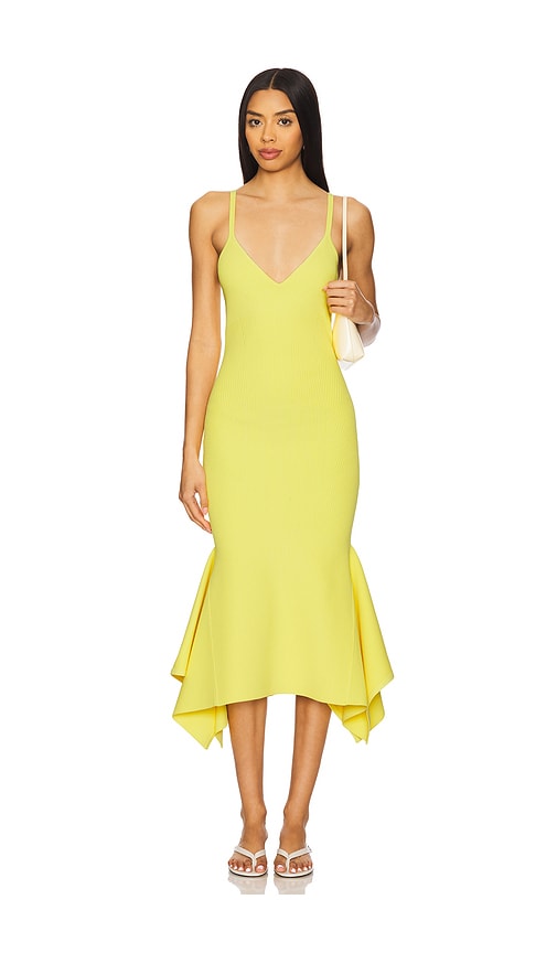 Dawn Ribbed Form-Knit Maxi Dress