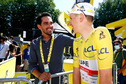 Alberto Contador at the Tour de France