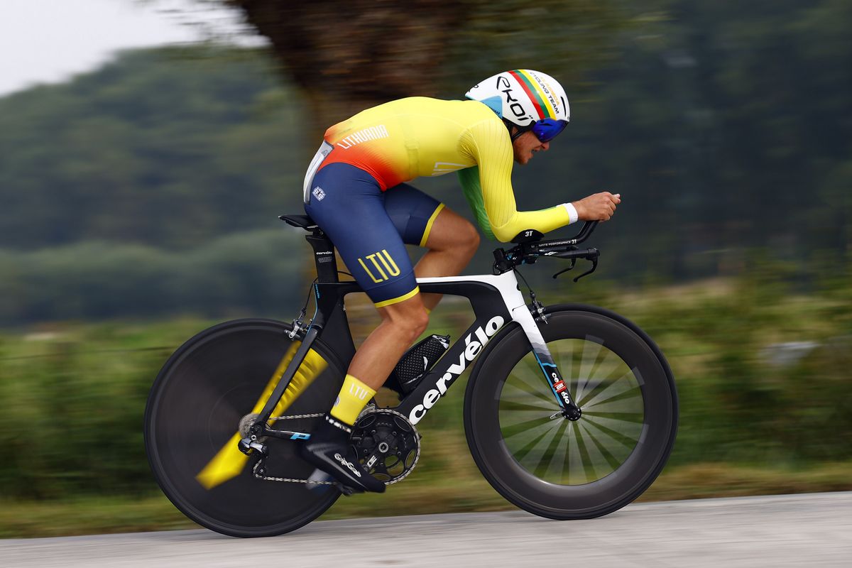 2021 UCI Road World Championships Flanders Men Elite Time Trial - Knokke - Heist Bruges 43,3 km - 19/09/2021 - Venantas Lasinis (LIT) - photo Luca Bettini/BettiniPhoto&Acirc;&copy;2021