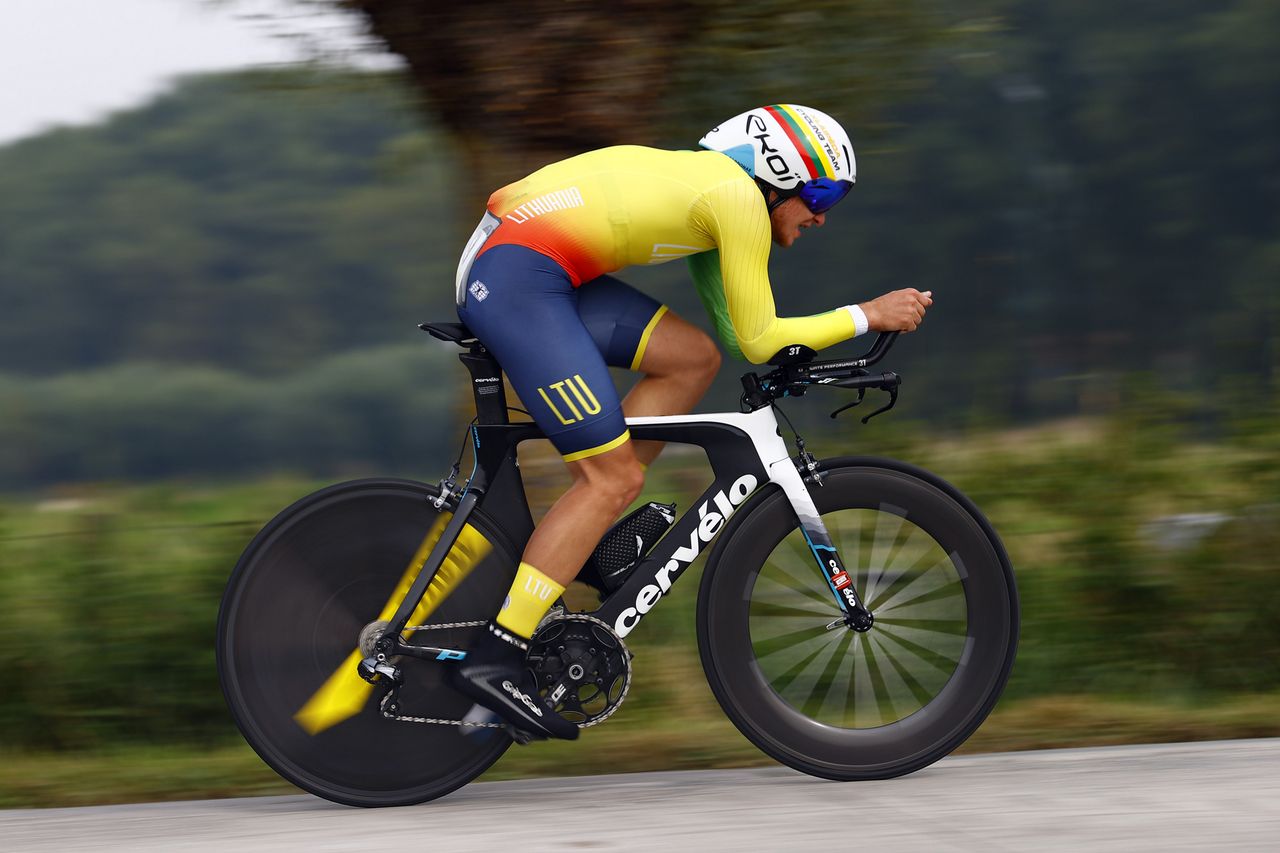 2021 UCI Road World Championships Flanders Men Elite Time Trial - Knokke - Heist Bruges 43,3 km - 19/09/2021 - Venantas Lasinis (LIT) - photo Luca Bettini/BettiniPhoto&Acirc;&copy;2021