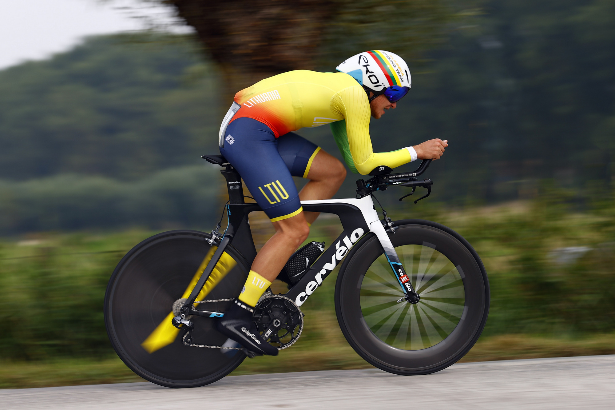 2021 UCI Road World Championships Flanders Men Elite Time Trial - Knokke - Heist Bruges 43,3 km - 19/09/2021 - Venantas Lasinis (LIT) - photo Luca Bettini/BettiniPhoto©2021