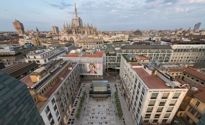 Birdseye view of Apple Piazza Liberty, Milan