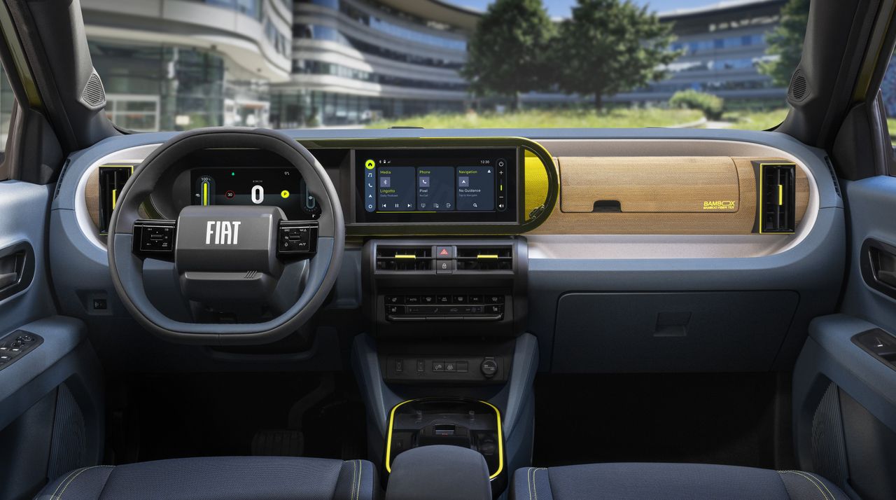 Detail of the new Fiat Grande Panda