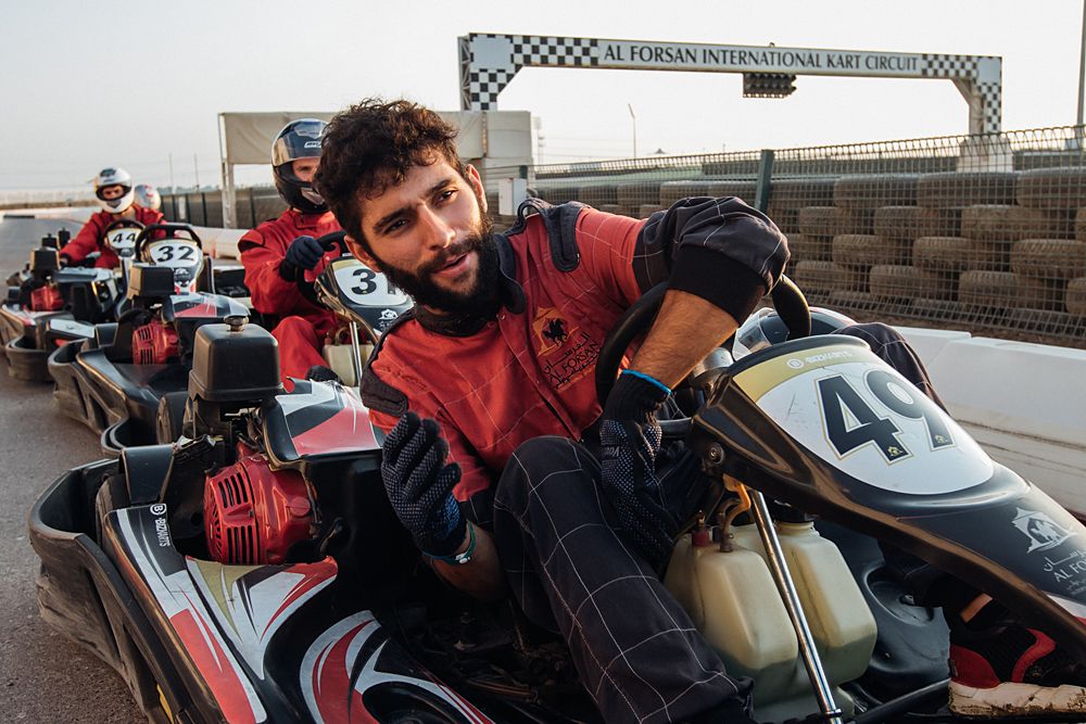 Fernando Gaviria at the UAE Team Emirates training camp