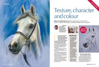 This pastel tutorial captures the energy of a beautiful Arabian horse