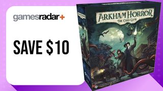 Amazon Prime Day board game sales with Arkham Horror: The Card Game box
