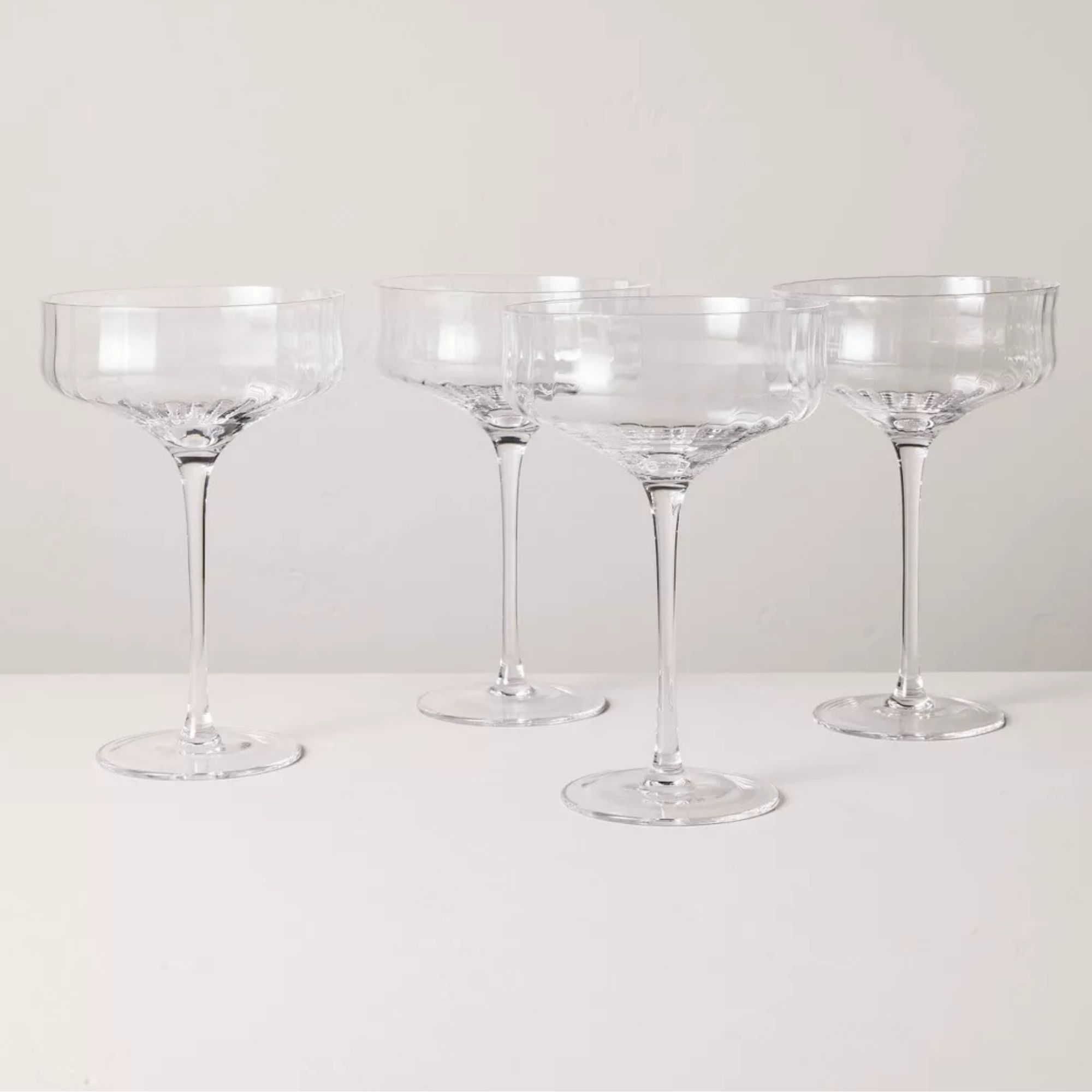 Hearth &amp;amp; Hand&amp;trade; Set of 4 Coupe Glasses