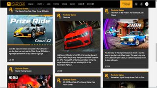GTA 5 Social Club website