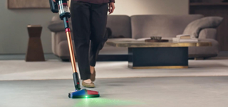 Dyson vacuum in lifestyle setting