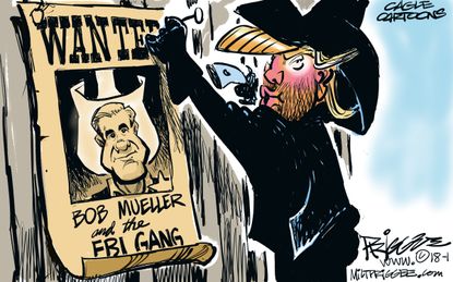 Political cartoon U.S. Mueller FBI Russia investigation