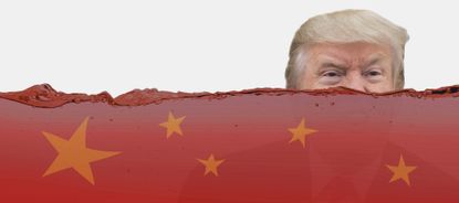 President Trump drowns in China's influence war