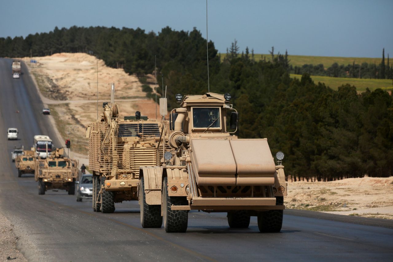 Tanks and equipment in Syria