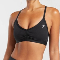 Gymshark Ruched Strappy Sports Bra: was $30 now $15 @ Gymshark