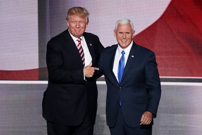 Trump says he'll blame Pence if he loses the election. 