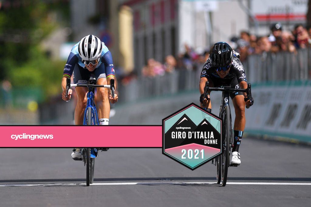 Lizzie Deignan and Coryn Rivera go head-to-head in stage 10 sprint at Giro d&#039;Italia Donne