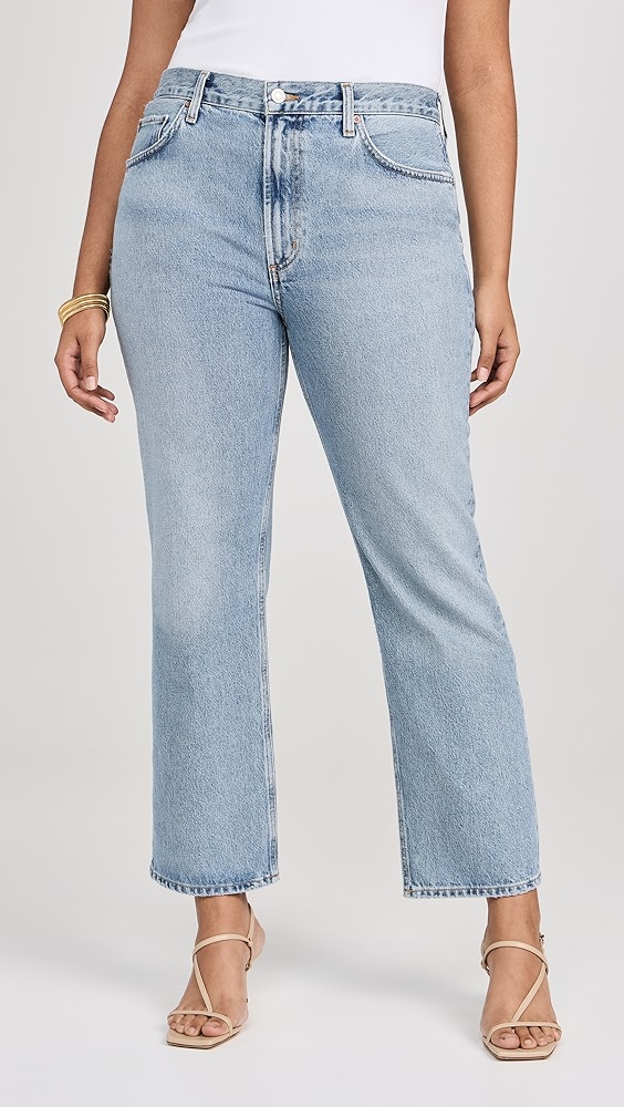 Agolde Valen Mid Rise Vintage Straight Jeans