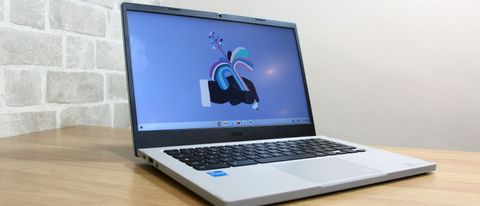 The Acer Chromebook Vero 514 on the ITPro background