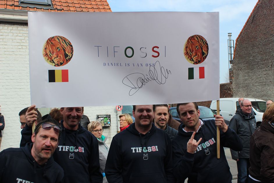 Daniel Oss has a fan club over here in Belgium - the 'Tifossi'