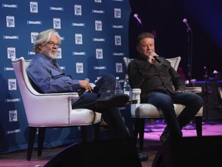 With lifelong friend Don Henley at SiriusXM's Town Hall show at Austin City Limits festival