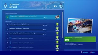 Fortnite Dive challenges