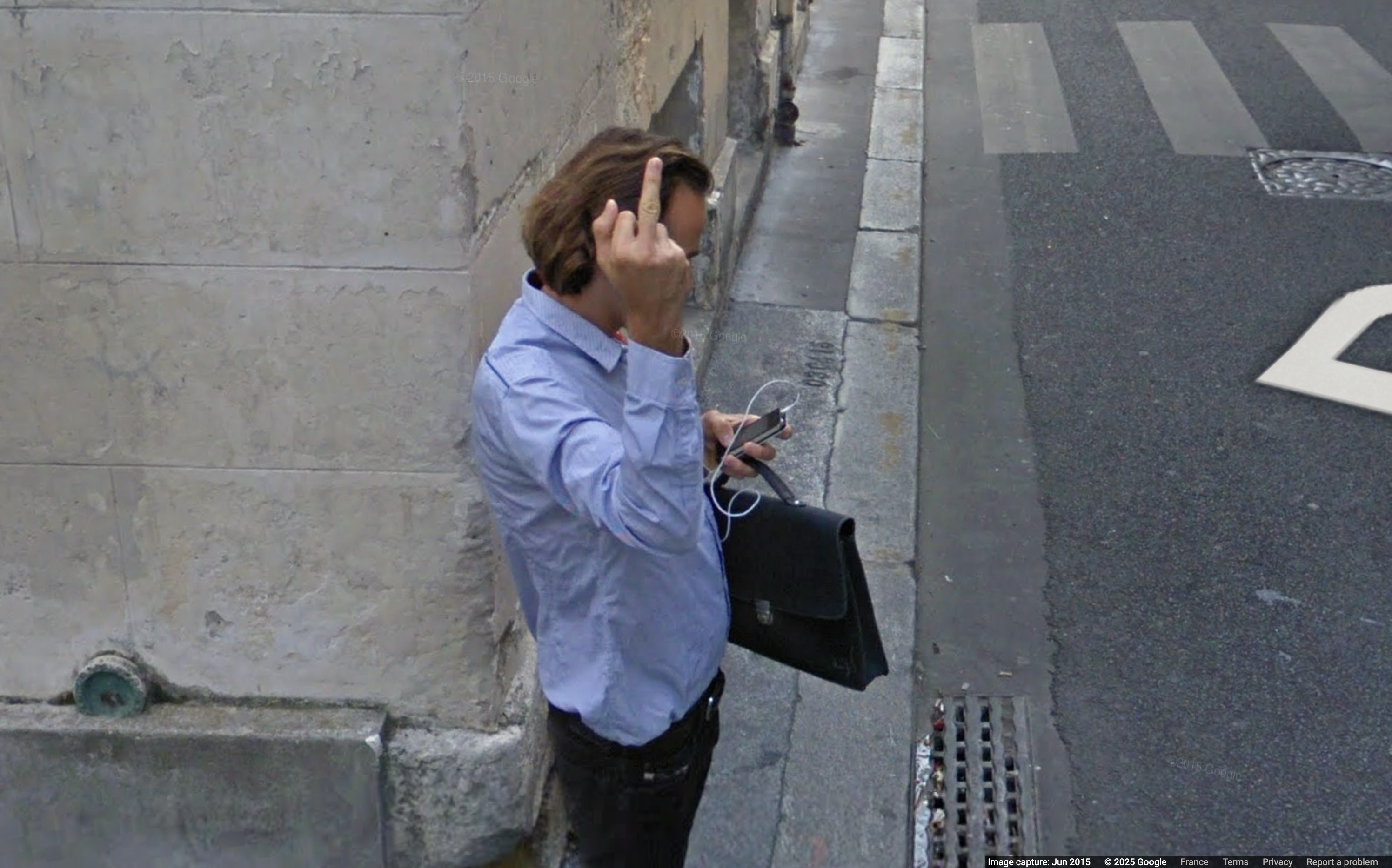 stills of people from google street view
