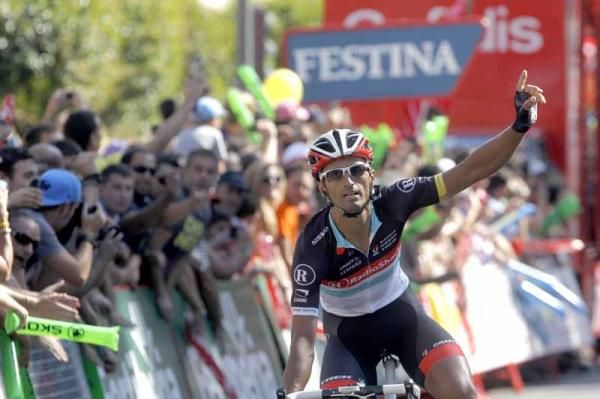 Daniele Bennati (RadioShack-Nissan) takes stage 18 of the Vuelta
