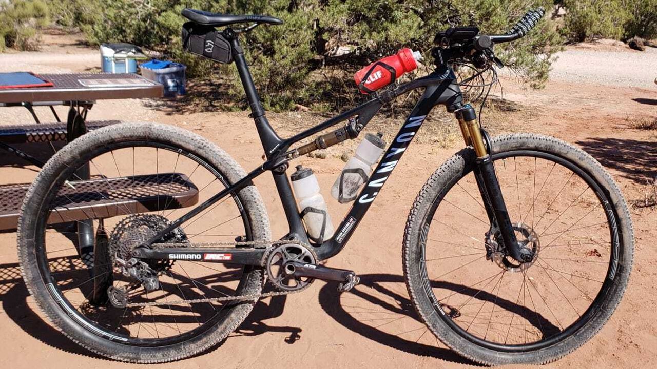 Peter Stetina's Canyon Lux full-suspension 29er