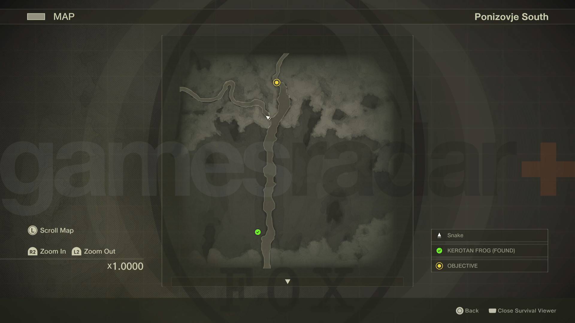 Map to get sniper rifle to snipe end early in MGS Delta