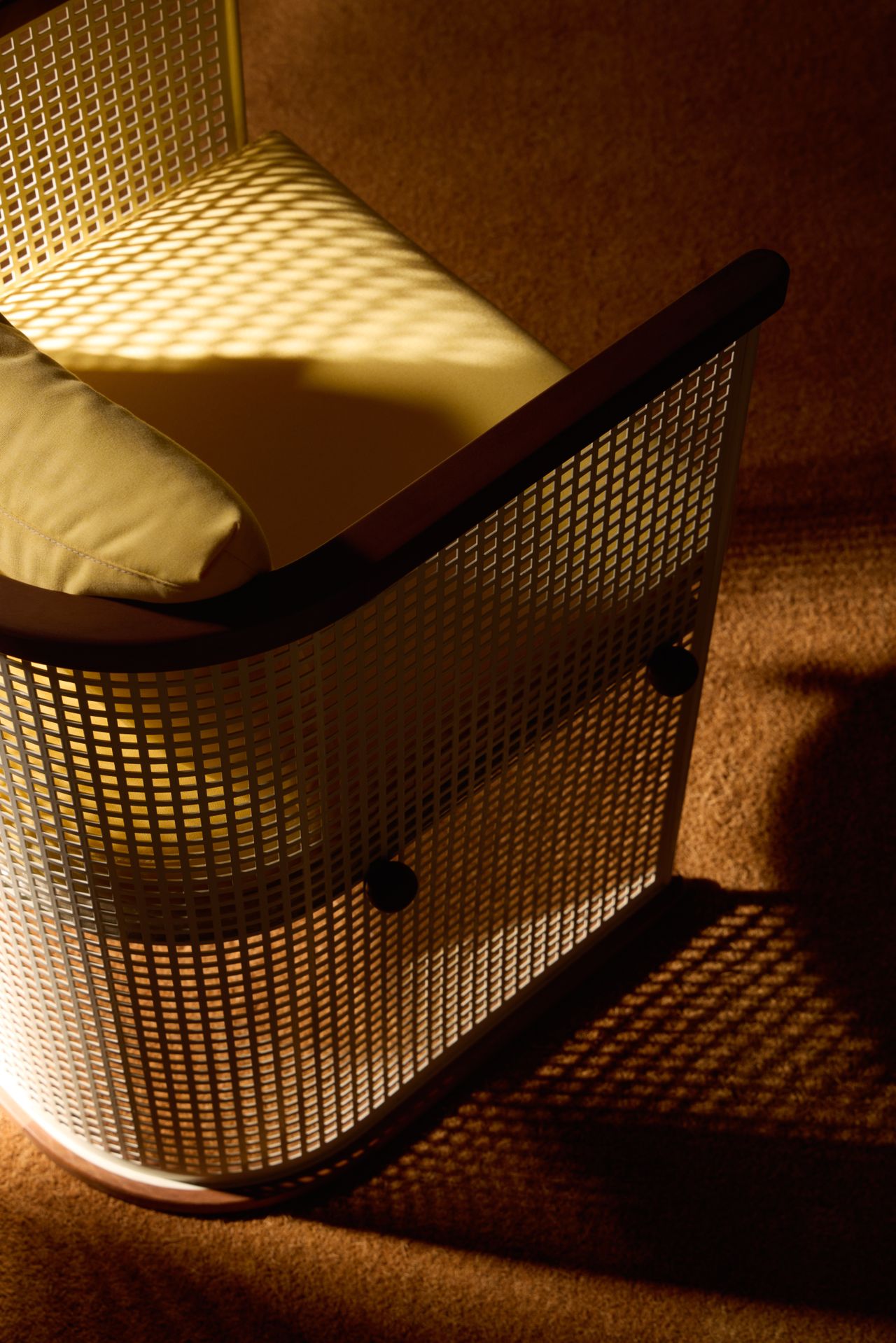perforated armchair