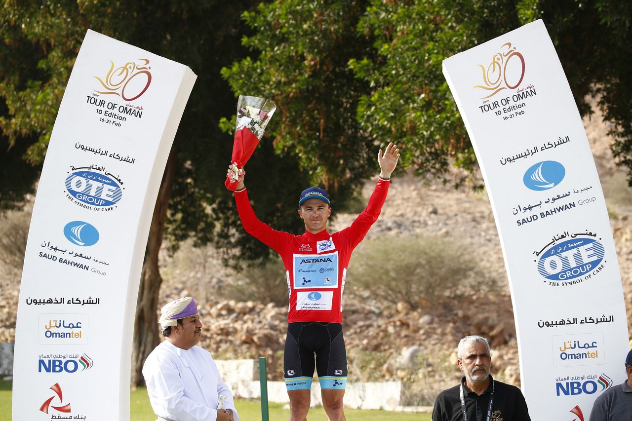Alexey Lutsenko moves into the race lead of the Tour of Oman