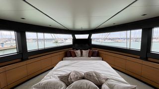 Master cabin on the Wallywhy200 yacht