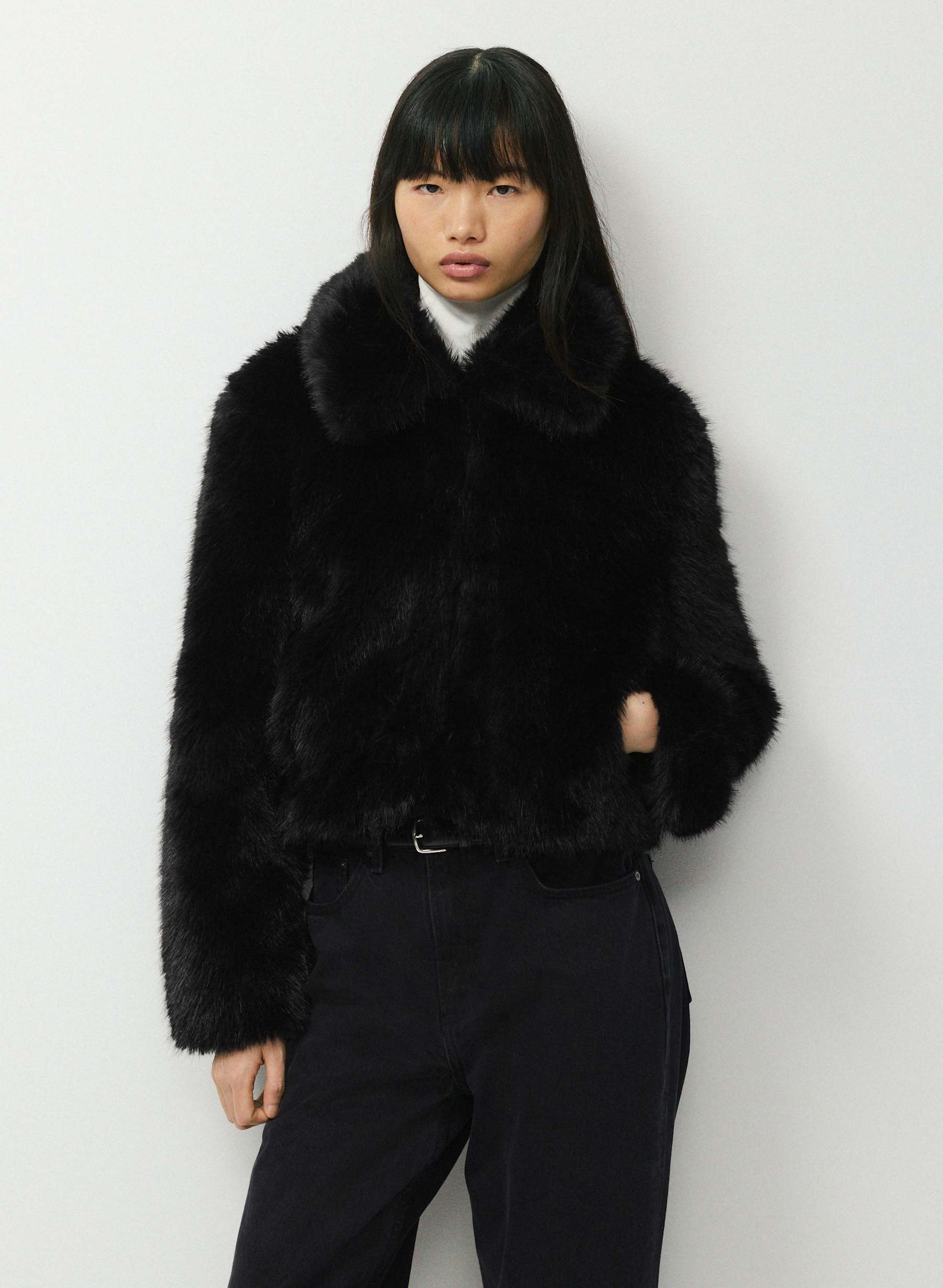 Aritzia, Chamonix Coat - Arctic Faux Fur