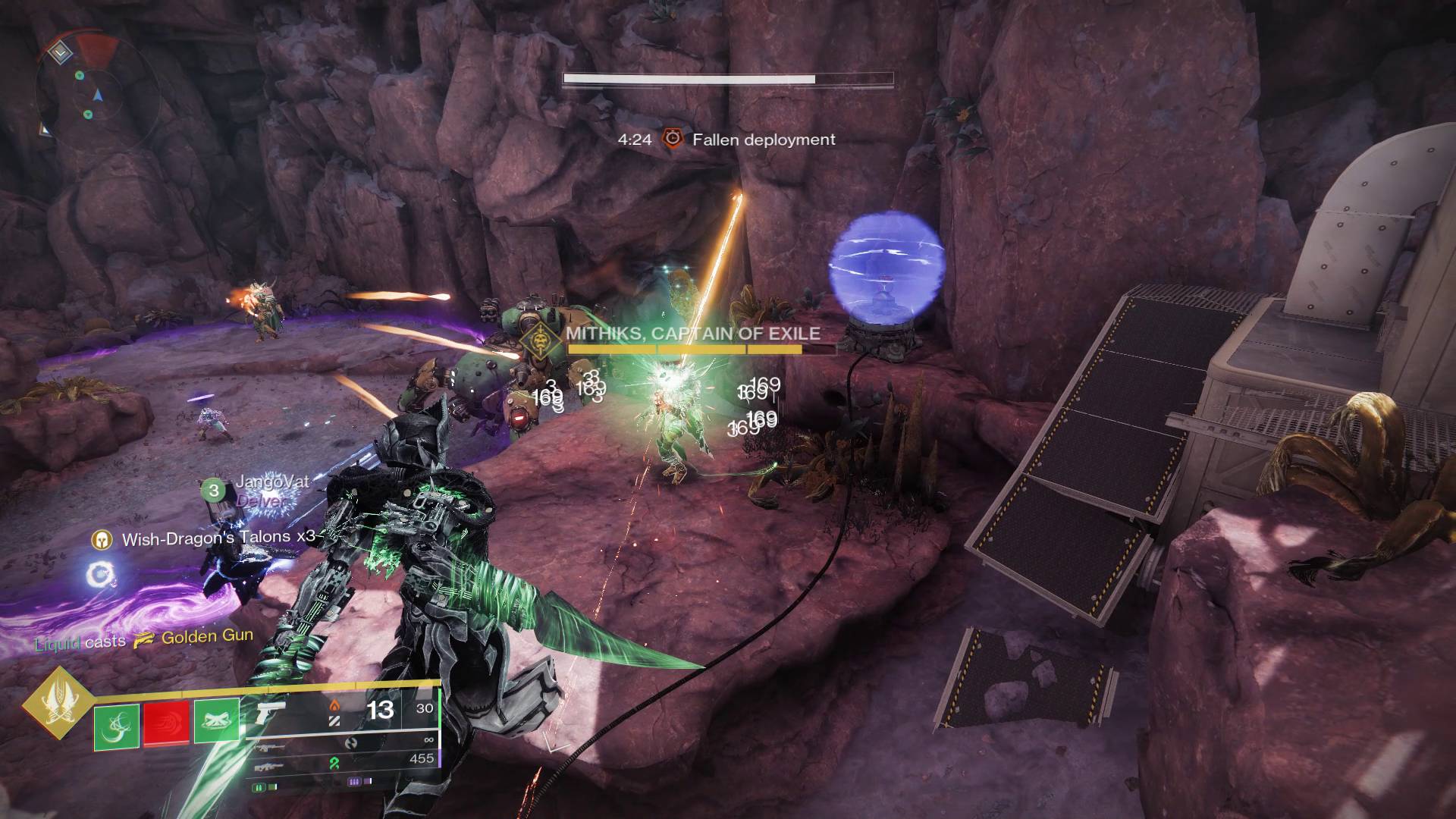 Destiny 2 Explore Kepler: Fabled quest outer stepped captain boss fight and capsule shield