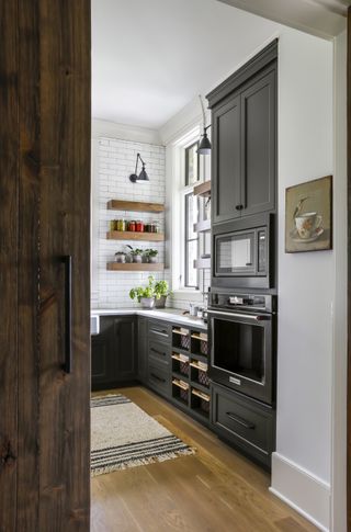 A kitchen with deep drawers