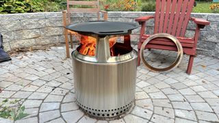 Solo Stove with griddle