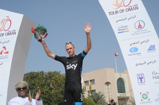 Chris Froome (Sky) won stage 5 of Tourof Oman