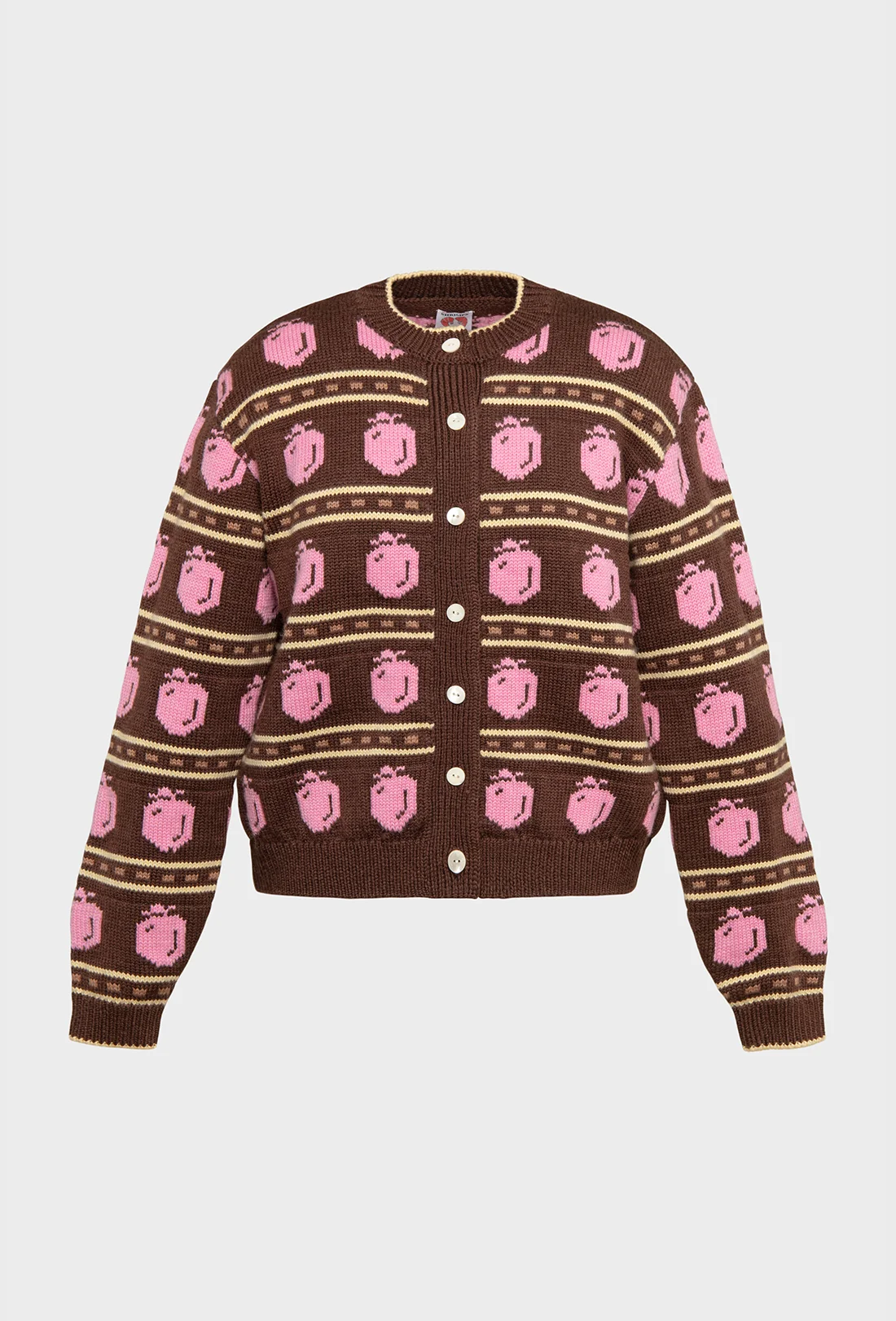 Shrimps AW26, Ambrosia Cardigan - Brown/multi