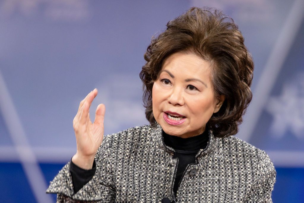 Transportation Secretary Elaine Chao.