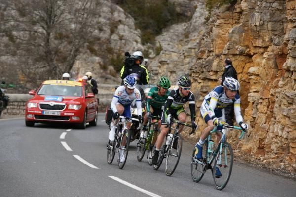 The breakaway heads toward Mende