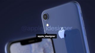 2018 iPhone X blue render