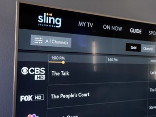 AirTV channels in the Sling TV app