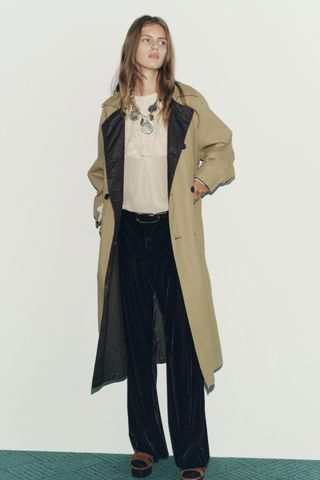 Reversible Trench Coat Zw Collection