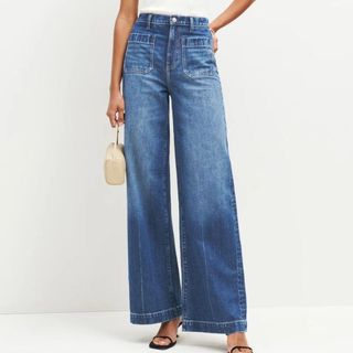 Reformation wide leg jeans